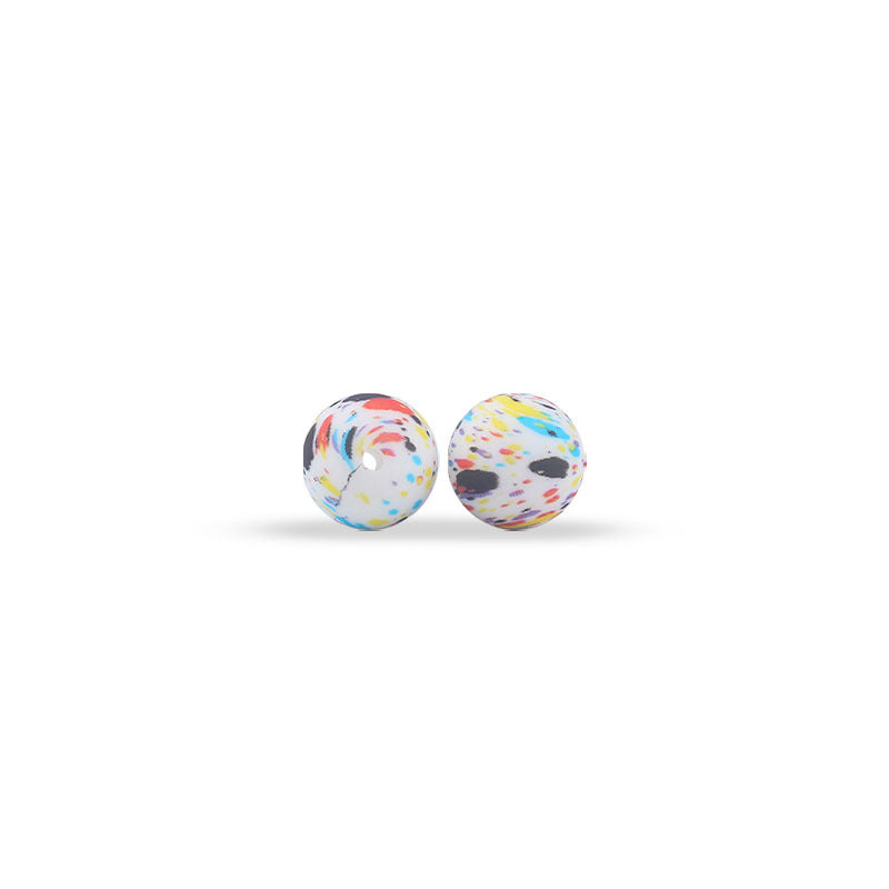 Wholesale 10PCS 15MM Christmas Silicone Beads